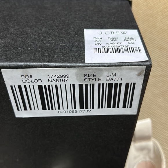 NWT J. CREW Cream colored Leather Chelsea Boots SZ 8 w/ Rubber Sole ANKLE BOOTS - Picture 10 of 10